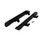 2018-2025 Jeep Wrangler JL factory style side steps - pair with hardware rear angled view