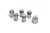 2018-2025 Jeep Wrangler JL wheel locks - five locks and key standalone view