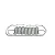 2018-2023 Jeep Wrangler JL and 2020-2023 Jeep Gladiator JT complete front end cover kit - grille cover front view