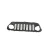 2018-2023 Jeep Wrangler JL and 2020-2023 Jeep Gladiator JT complete front end cover kit - grille cover straight view