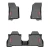 2020-2025 Jeep Gladiator JT slush floor mats - full set overhead view