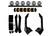 KC HiLites 50" Overhead Xross Slimlite 6-Light Bar System for 2018-2025 Jeep Wrangler JL, 2020-2025 Jeep Gladiator JT