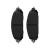 2014-2023 Jeep Cherokee KL front brake pads - friction surface view