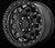 KMC Wheels KM545 Trek Wheel in Satin Black for 2007-2018 Wrangler JK, 2018-2026 Wrangler JL, and 2020-2026 Gladiator JT