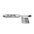 2007-2018 Jeep Wrangler JK, 2018-2025 Jeep Wrangler JL and 2020-2025 Jeep Gladiator JT Fox steering stabilizer - isolated product view