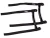 2007-2018 Jeep Wrangler JK pair of grab handles - pair shown flat on white background