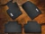 2011-2022 Jeep Grand Cherokee WK2 premium carpet floor mats - individual mats on brown background