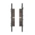 2011-2022 Jeep Grand Cherokee WK2 rear brake pads - edge view of two pads