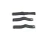 2007-2018 Jeep Wrangler JK rear window roll up strap kit - three straps angled view