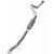 2012-2018 Jeep Wrangler JK Performance Rockcrawler Exhaust - rear section and muffler angle view