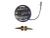 1997-2000 Jeep Wrangler TJ locking gas cap - top view with keys