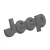 Mopar Gloss Black Liftgate Badge for 2021-2025 Jeep Grand Cherokee L and 2022-2025 Jeep Grand Cherokee WL
