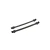 2007-2017 Jeep Patriot MK roof rack cross rails - pair of rails angled end view