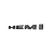2005-2025 Jeep models satin black Hemi badge - parts diagram reference