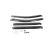 2014-2018 Jeep Cherokee KL side window air deflectors - adhesive-backed set with hardware and instructions