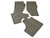 2008-2012 Jeep Liberty KK slush mats - complete set angled overhead view