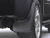 2005-2010 Jeep Grand Cherokee WK deluxe molded splash guards - front view of pair with hardware
