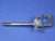 2011-2022 Jeep Grand Cherokee WK2 chrome tow hooks - side view on blue background