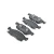 2011-2022 Jeep Grand Cherokee WK2 front brake pads - front side of four pads