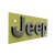 2018-2025 Jeep Wrangler JL and 2020-2025 Jeep Gladiator JT grey and bronze fender badge - angled right render