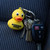 Plasticolor Jeep Grill Rubber Duck Keychain