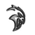 Mopar Grey and Black HellCat Badge for 2011-2022 Jeep Grand Cherokee WK2