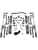 2020-2026 Jeep Gladiator JT 3.5" Trail Select Performance Kit w/ Falcon 3.3 Shocks - black Gladiator driving in sand