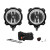 KC Hilites Gravity PRO6 LED Single Pair Pack System for All Jeeps