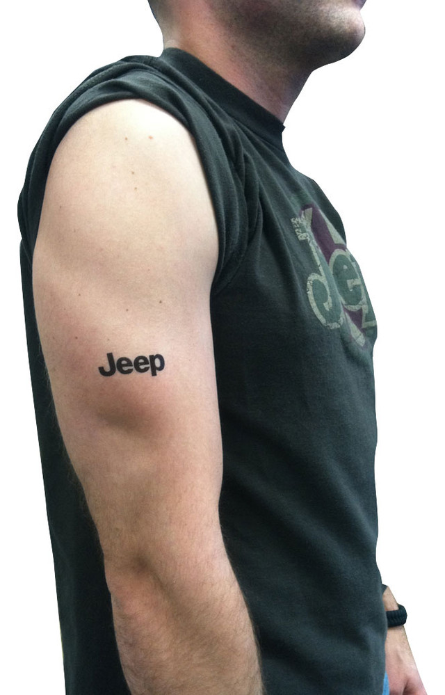 Jeep Temporary Tattoo Pack of 10