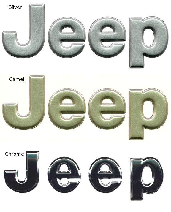 Mopar Jeep Badge Decal for 19992004 Grand Cherokee WJ and 19972001