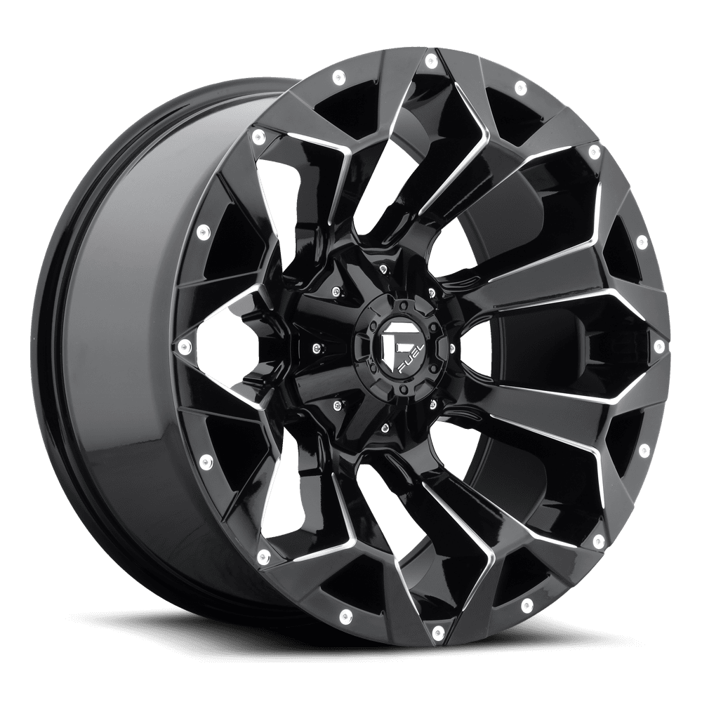 Black Assault Milled Wheel - Fuel Off-Road Black Assault Milled Wheel - Fuel Off-Road