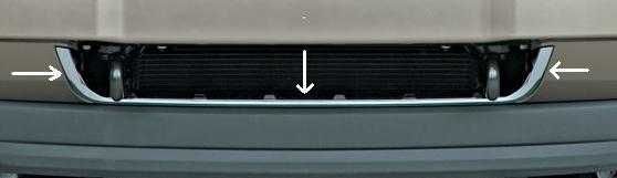Mopar Chrome Bumper Molding for 2005-2007 Jeep Grand Cherokee
