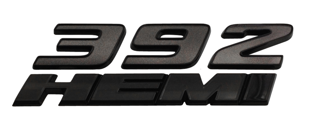 Grey 392 Hemi Badge - JustForJeeps.com