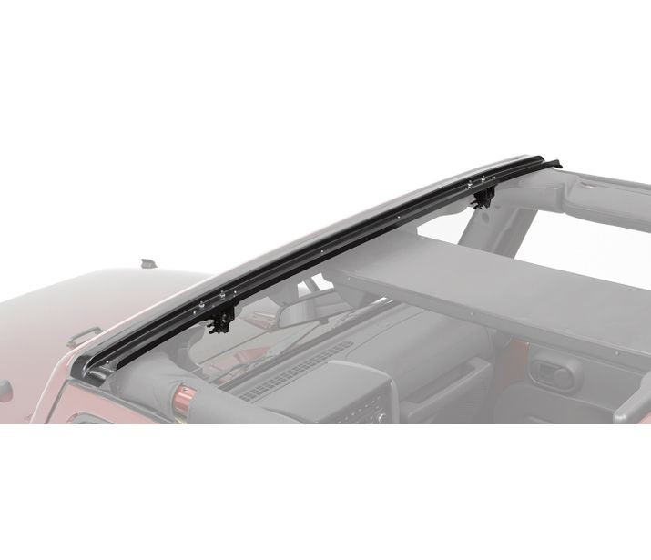 Bestop No-Drill Header Windshield Channel for 2007-2018 Wrangler