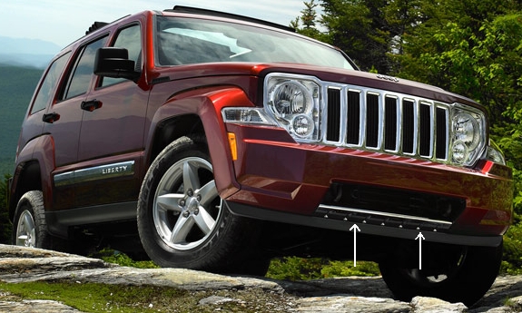 Mopar Chrome Bumper Molding for 2008-2012 Liberty KK