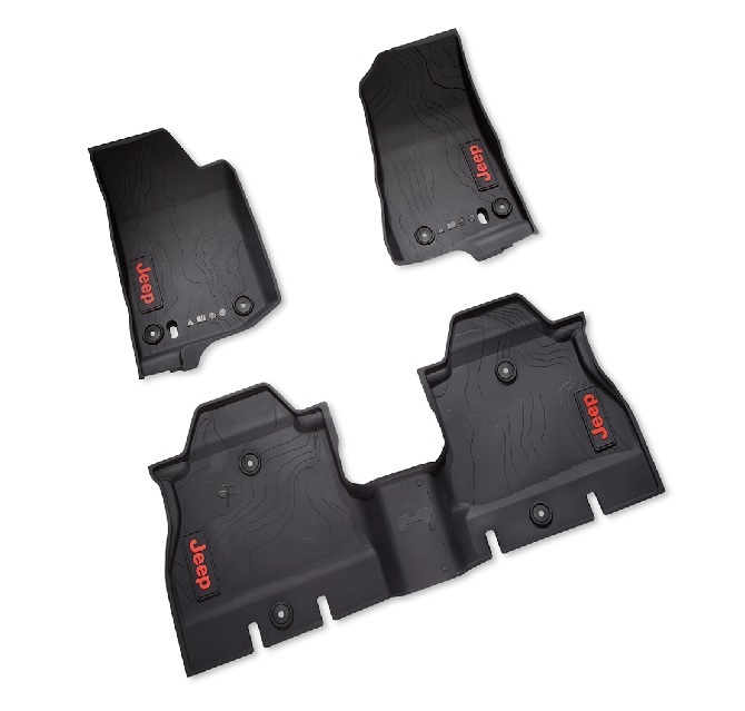 Mopar Slush Floor Mats for 2018-2023 Wrangler JL 