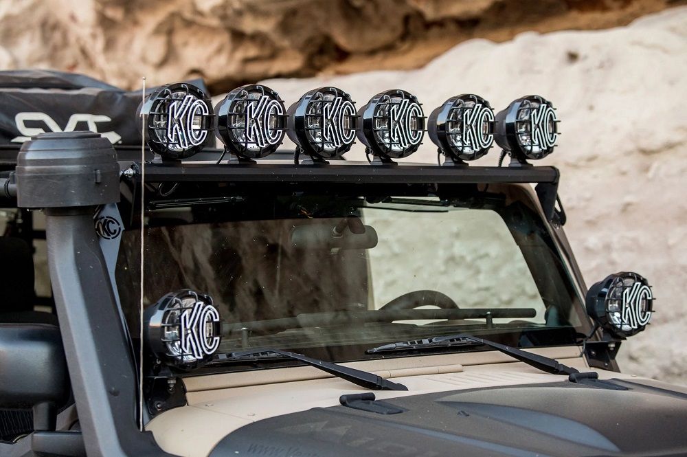 Barre a LED avec support Jeep Wrangler Jk 2007-2018 JEEP