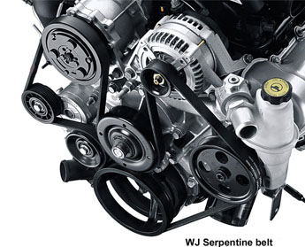 Mopar Serpentine Belt for 4.0L for 2000-2006 Wrangler TJ and 1999