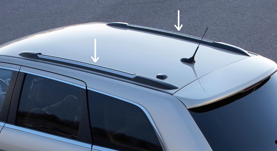 Jeep grand cherokee roof shop rails