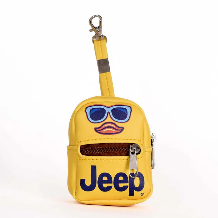 Jeep Duck Mini Backpack Keychain