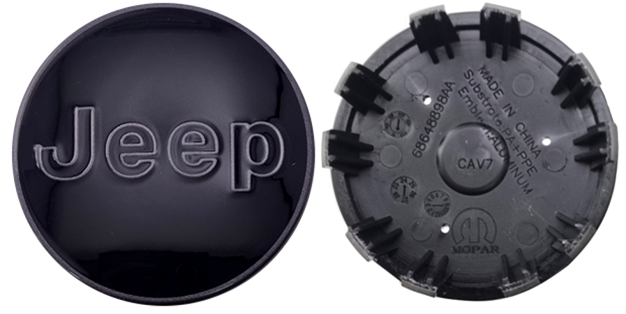 Mopar Black Center Cap for 2026 Jeep Grand Wagoneer WS