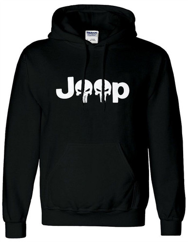 ★JEEP★ Core small logo hoodie Jeep Womens Brand Logo Pullover Hoodie Graphic Gray size