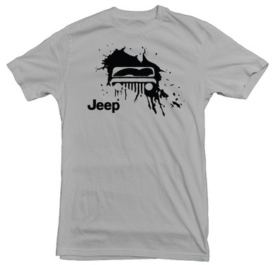さらに100円引き◆JEEP◆Regular Fit Graphic Sweat Shirt Jeep Mud Splat Gravel T-Shirt - JustForJeeps.com