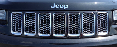 Mopar Summit Chrome Honeycomb Grill Inserts for 2014-2016