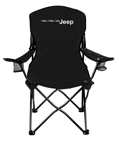 jeep poler outdoor コラボチェア Jeep i live. i ride. i am. Jeep Folding Chair - JustForJeeps.com