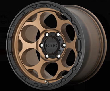 KMC Wheels KM541 Dirty Harry in Matte Bronze with Black Lip for