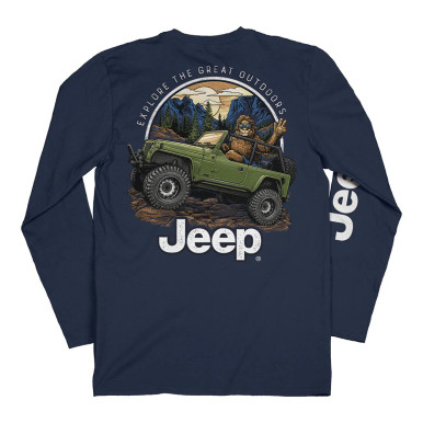 Tシャツ・カットソー JEEP 2PACK 210g Single Airgram Long Sleeve T-shirt 3809_Jeep_Sasquatch__91939.