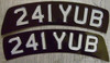 TRIUMPH LICENSE PLATES
