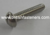 UNC SCREW STAINLESS 10/24 ROUND x 1" - (7063)