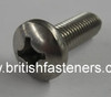 UNF Stainless Phillips Panhead 1/4" - 28 x 3/4" - (6608A)